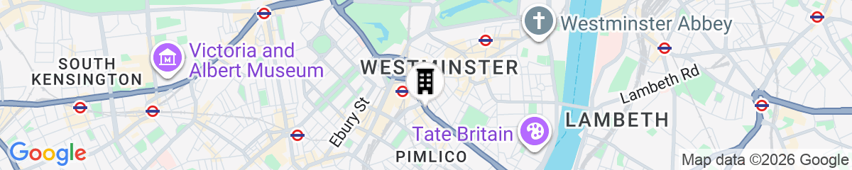 Map for Park Plaza Victoria London
