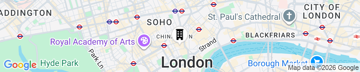 Map for Radisson Blu Hotel, London Leicester Square