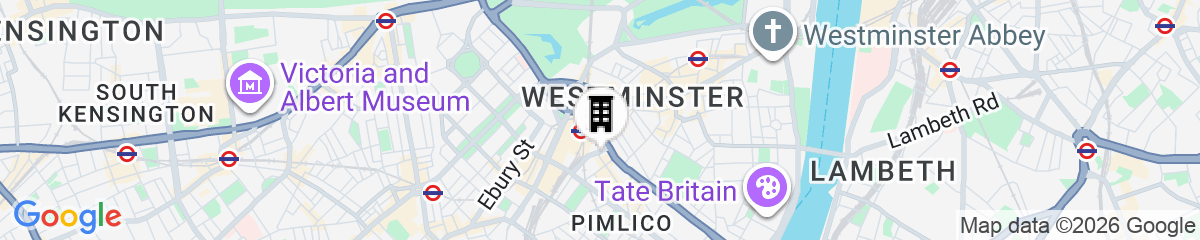 Map for Hotel Riu Plaza London Victoria