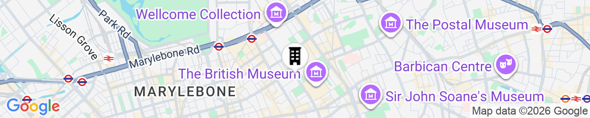 Map for The Academy - Small Luxury Hotels of the World