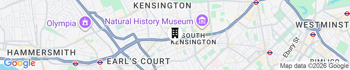 Map for Cheval Gloucester Park at Kensington