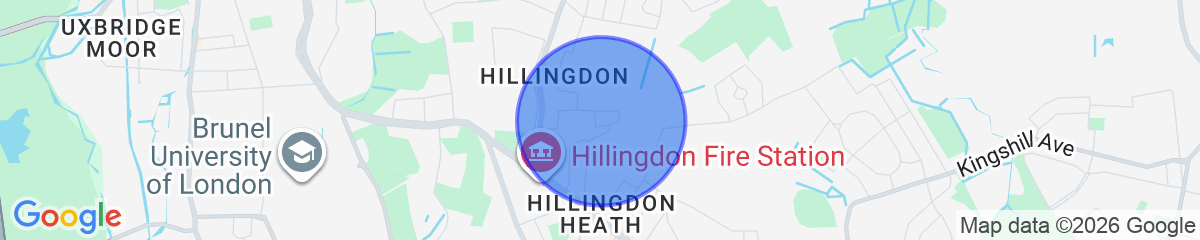 Map for Beautiful 1-bed Studio in Uxbridge, London