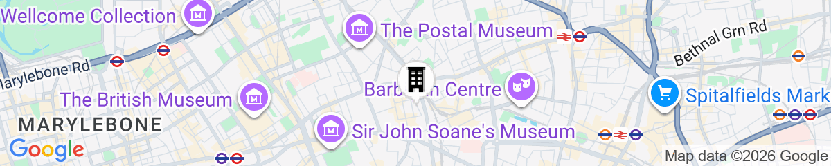 Map for Cleveland Residences Farringdon