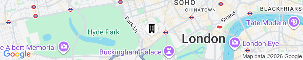 Map for 9 Hertford Street – 4 Stars VisitEngland