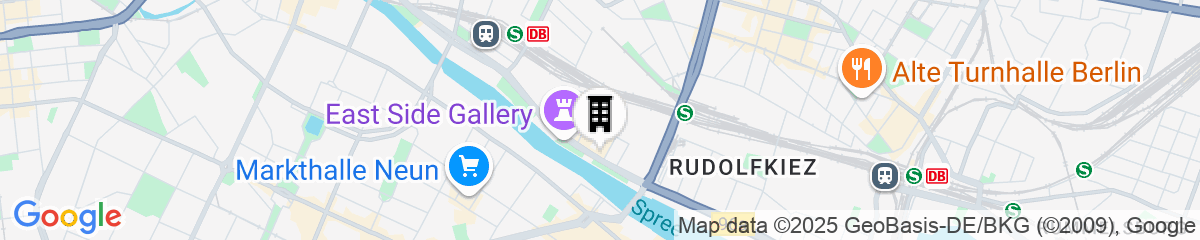 Map for Hotel Indigo Berlin - East Side Gallery by IHG