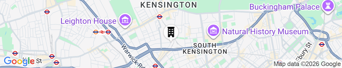 Map for Lexham Gardens by Cheval Maison