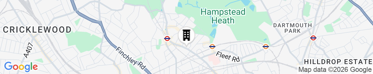 Map for Oak & Poppy Apartments