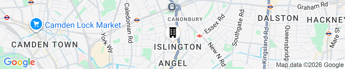 Map for Citadines Islington London