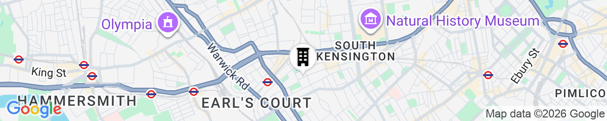 Map for Collingham Serviced Apartments