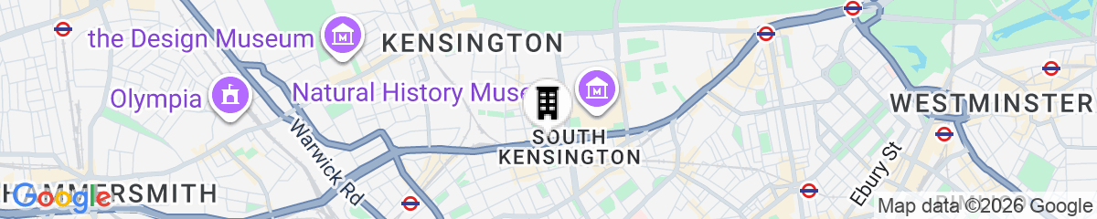 Map for Fraser Suites Queens Gate