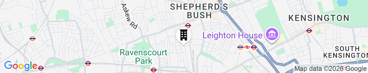 Map for Lamington Apartments - London Hammersmith