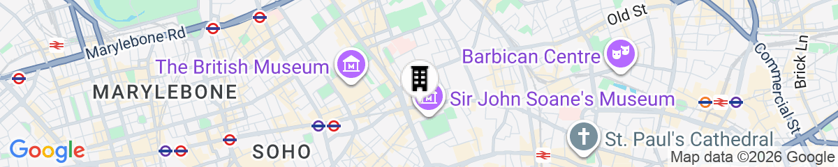 Map for Citadines Holborn-Covent Garden London