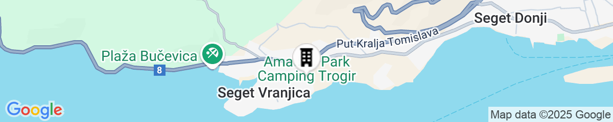 Map for  Amadria Park Camping Trogir - Apartments