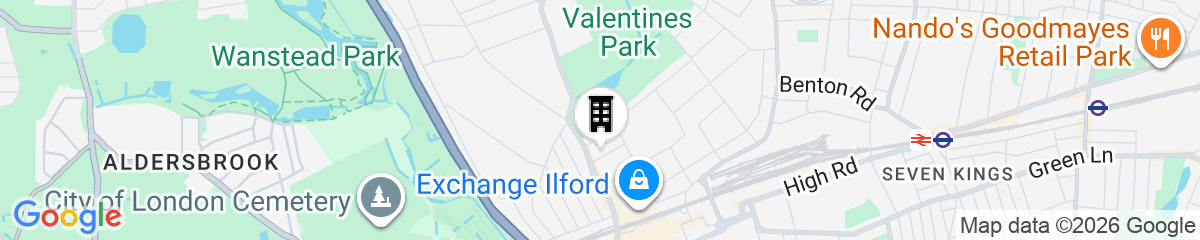 Map for Ilford Apartments