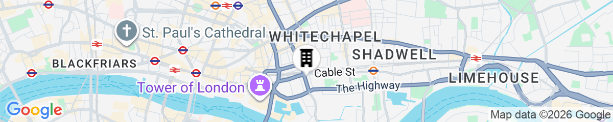 Map for Wombat's City Hostel London