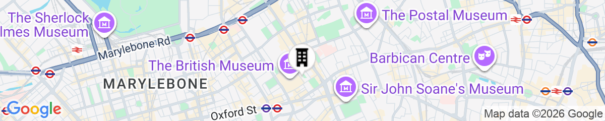 Map for Astor Museum Inn Hostel