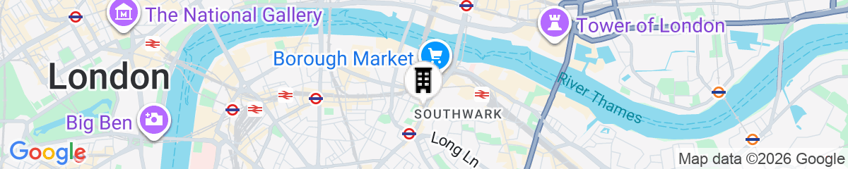 Map for St Christopher's Village, London Bridge - Hostel