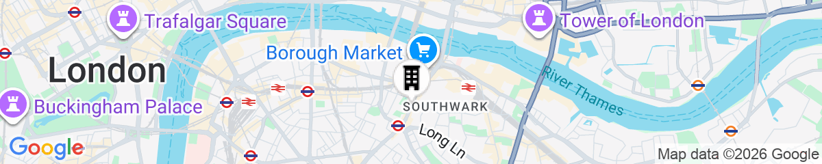 Map for St Christopher's Oasis, London Bridge - Hostel