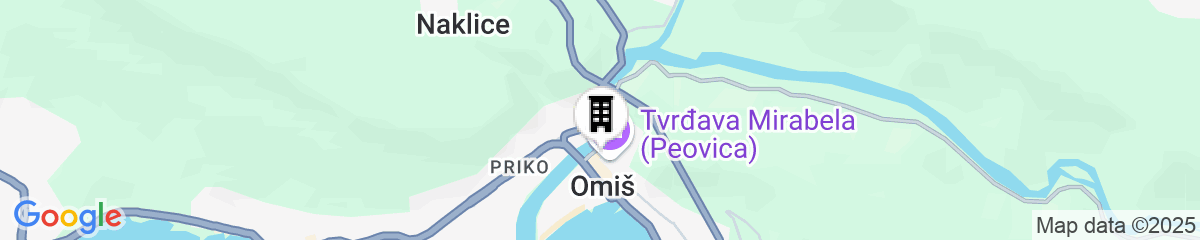 Map for Apartments Mira