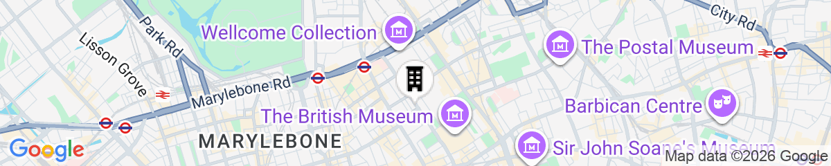 Map for The Marker Hotel