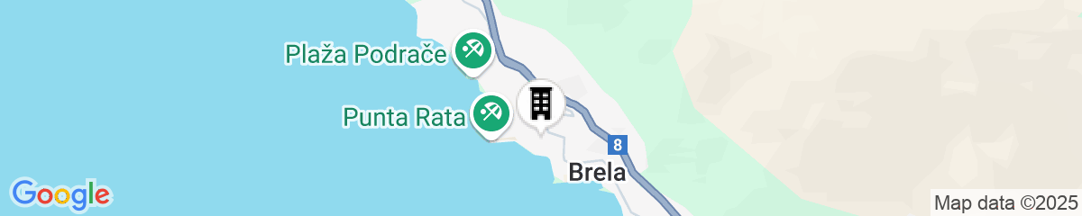 Map for Bluesun Hotel Marina