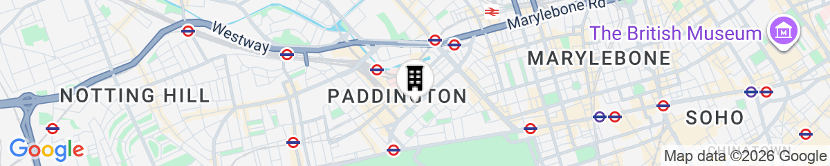 Map for Admiral Hotel at Park Avenue