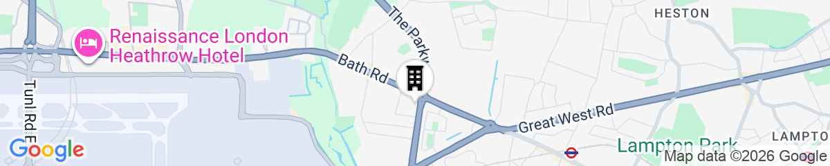 Map for Heathrow Travellers Hub