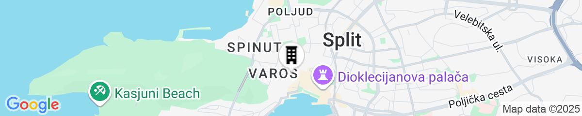 Map for Heritage Palace Varos - MAG Quaint & Elegant Boutique Hotels