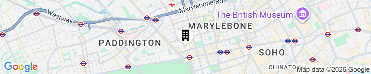 Map for Montcalm Mayfair, Autograph Collection