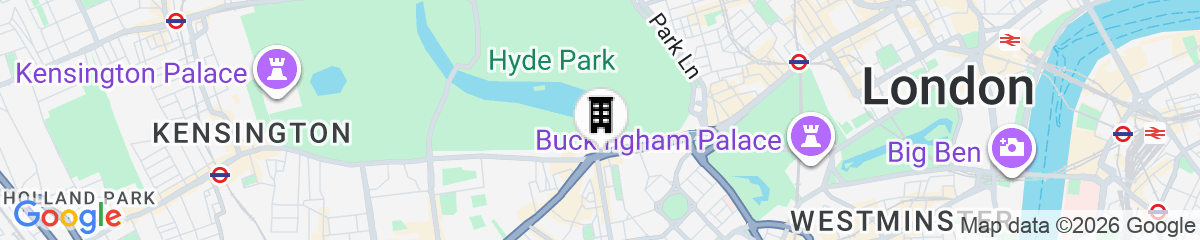 Map for Mandarin Oriental Hyde Park, London