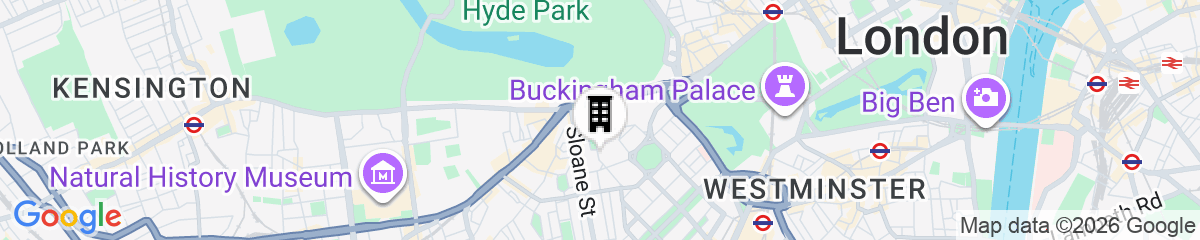 Map for The Lowndes London – A Jumeirah Partner Hotel