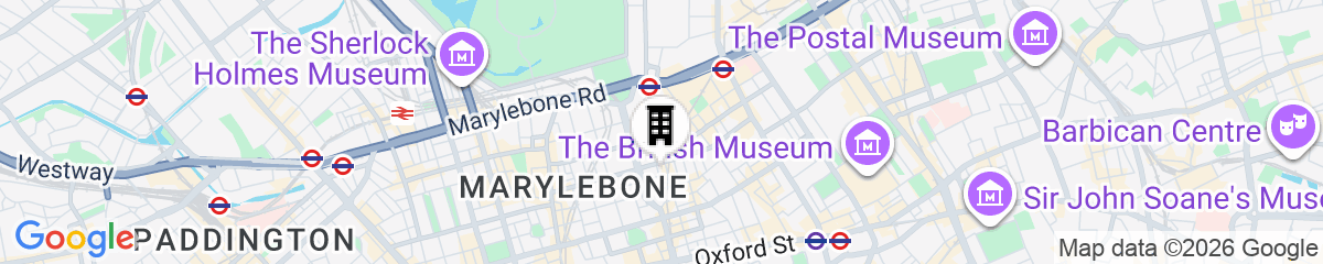 Map for Astor Court Hotel