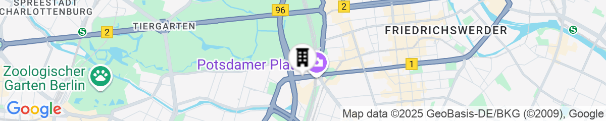 Map for The Mandala Berlin, a Member of Design Hotel