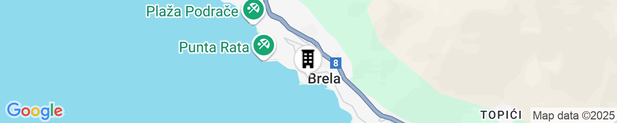 Map for Bluesun Hotel Soline