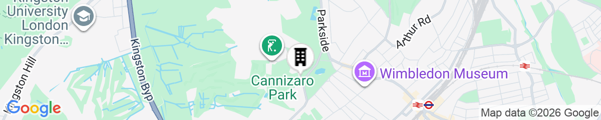 Map for Hotel Du Vin Cannizaro House