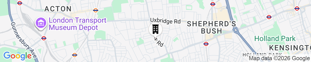 Map for Your Apartment Shepherd's Bush