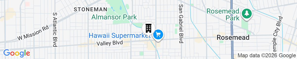 Map for Hilton Los Angeles/San Gabriel