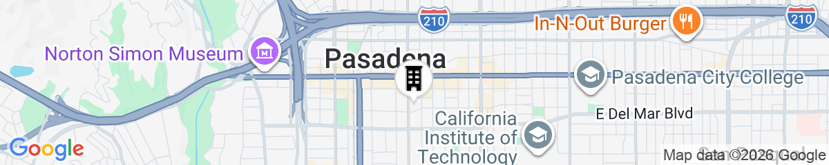 Map for Hilton Pasadena