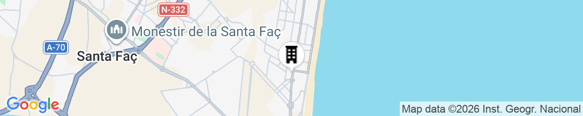 Map for Myflats Campello Beach