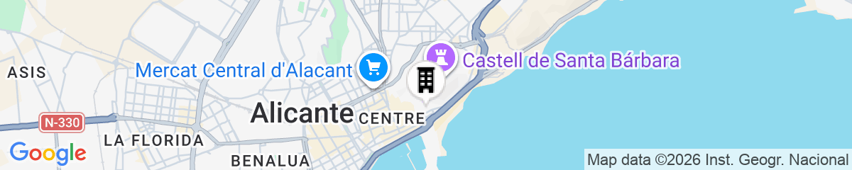Map for Hotel La Milagrosa