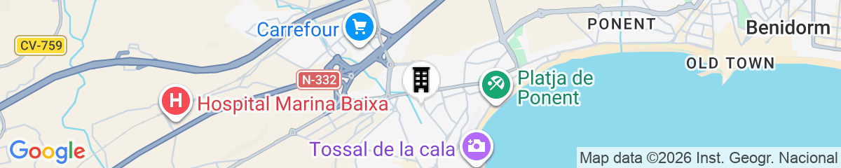 Map for Ocana Apartments