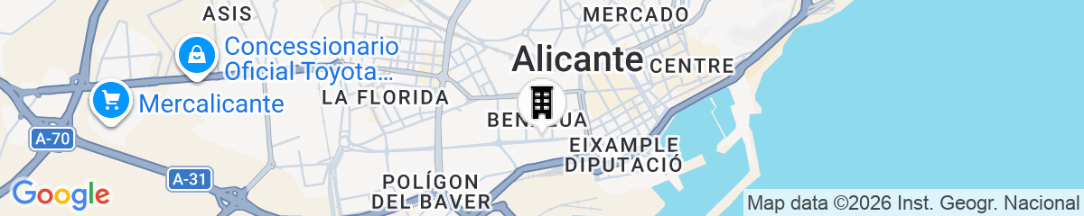 Map for Enmathi Alicante Benalua