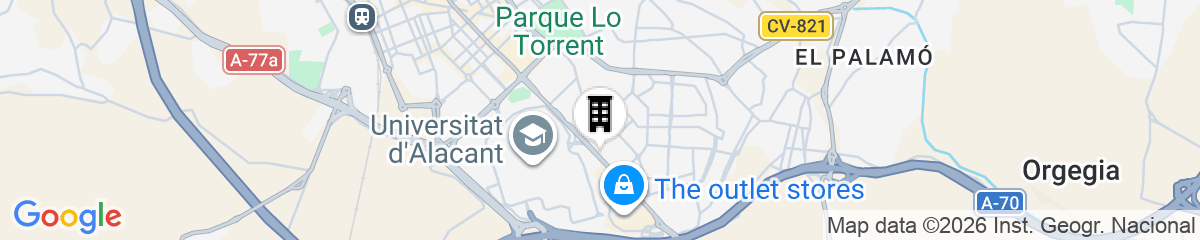 Map for Micampus Alicante