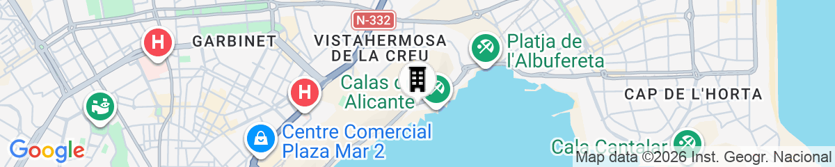 Map for Hotel Albahia