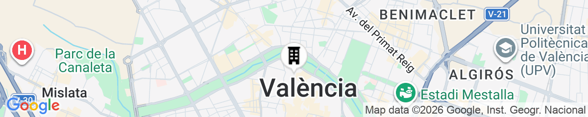 Map for Axel Hotel Valencia – Adults Only