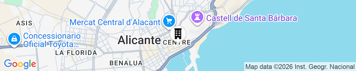 Map for Tandem Portal de Elche