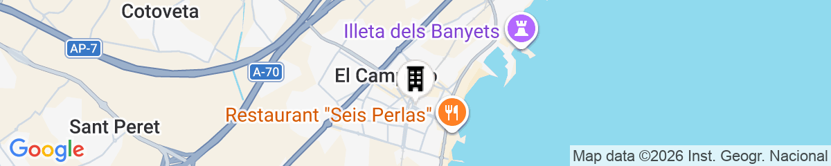 Map for Hostal 12 El Campello