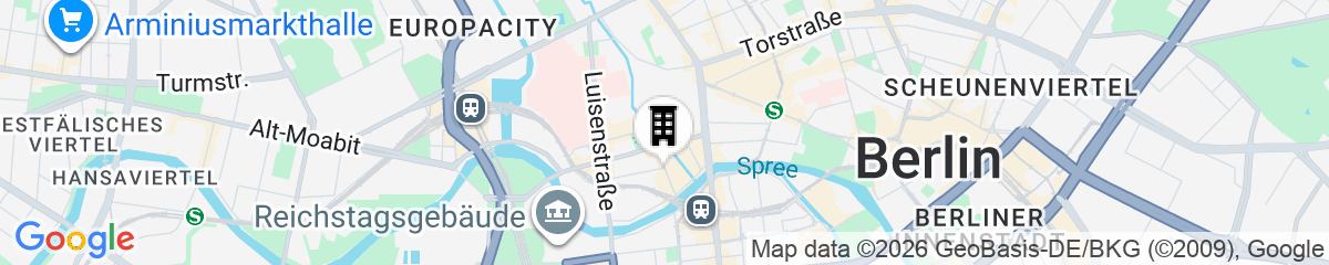 Map for Martas Hotel Albrechtshof Berlin