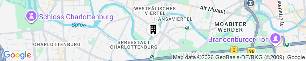 Map for Hotel Hansablick Berlin