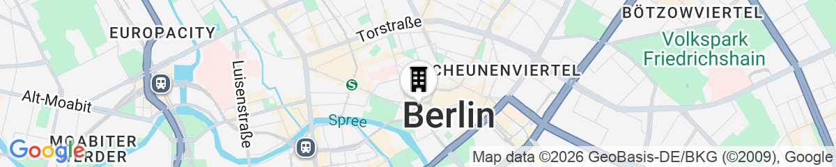 Map for Classik Hotel Hackescher Markt